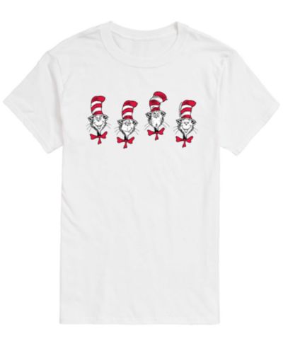 Мужская футболка AIRWAVES Dr. Seuss Cat In The Hat Heads с коротким рукавом