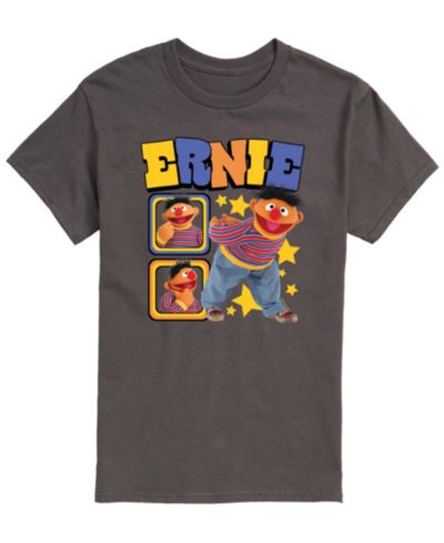 Мужская футболка AIRWAVES Sesame Street Ernie, с принтом, короткий рукав