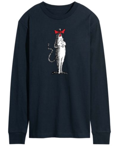 Мужская футболка AIRWAVES Dr. Seuss Cat In The Hat Costume Long-Sleeve Graphic