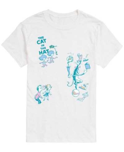 Мужская футболка AIRWAVES с принтом Dr. Seuss Cat In The Hat, короткий рукав
