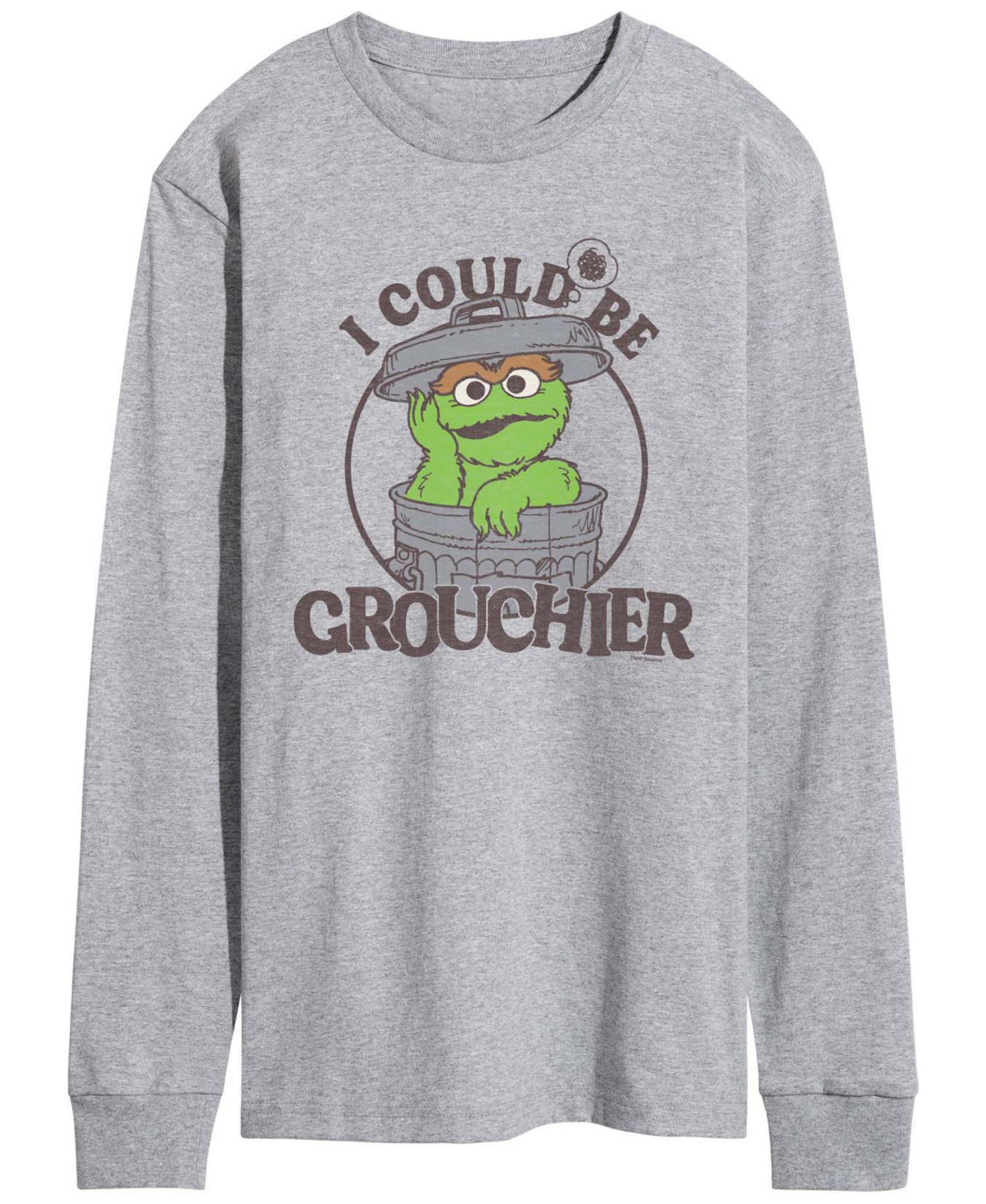 Мужская футболка AIRWAVES Sesame Street Could Be Grouchier Oscar, Long-Sleeve