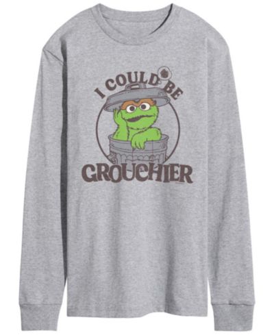 Мужская футболка AIRWAVES Sesame Street Could Be Grouchier Oscar, Long-Sleeve