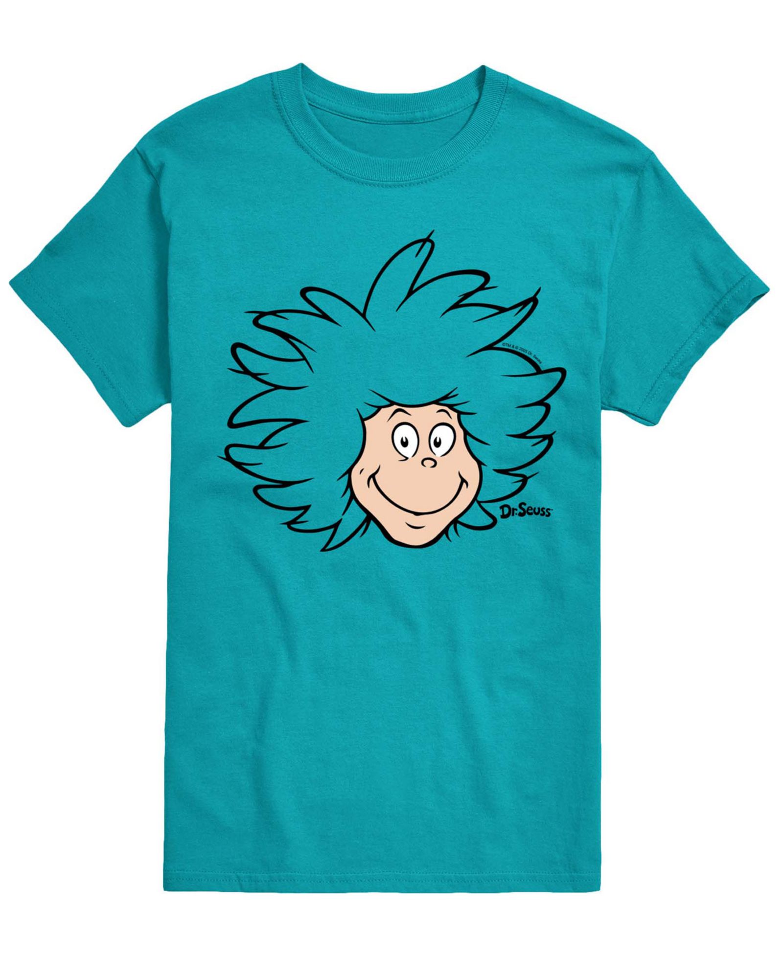 AIRWAVES Men's Dr. Seuss Thing Face Short-Sleeve Graphic T-Shirt