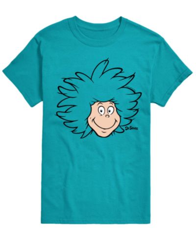 AIRWAVES Мужская футболка с графикой Dr. Seuss Thing Face с коротким рукавом