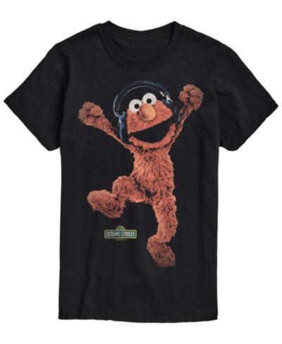 Мужская футболка с принтом AIRWAVES Men's Sesame Street Elmo Vintage Faded