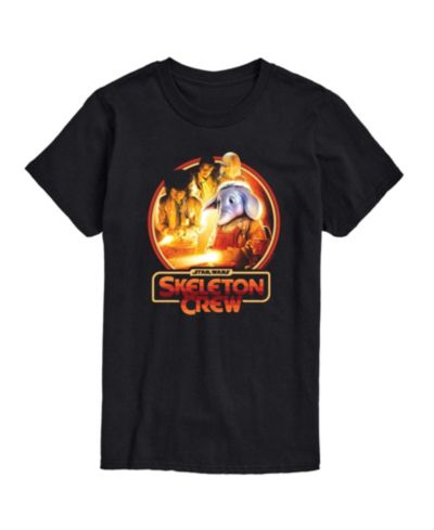 Футболка AIRWAVES, ретро, с принтом Skeleton Crew, мужская