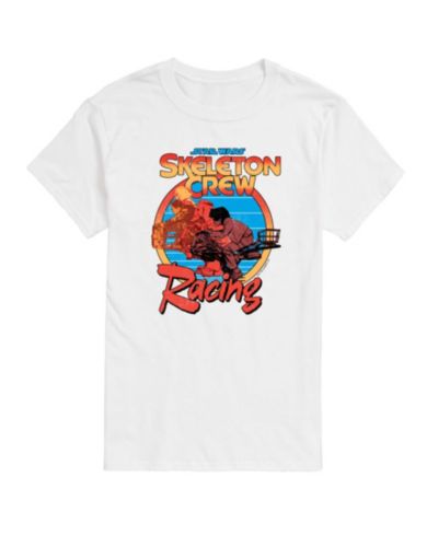 AIRWAVES Men's Skeleton Crew Racing Short-Sleeve Graphic T-Shirt