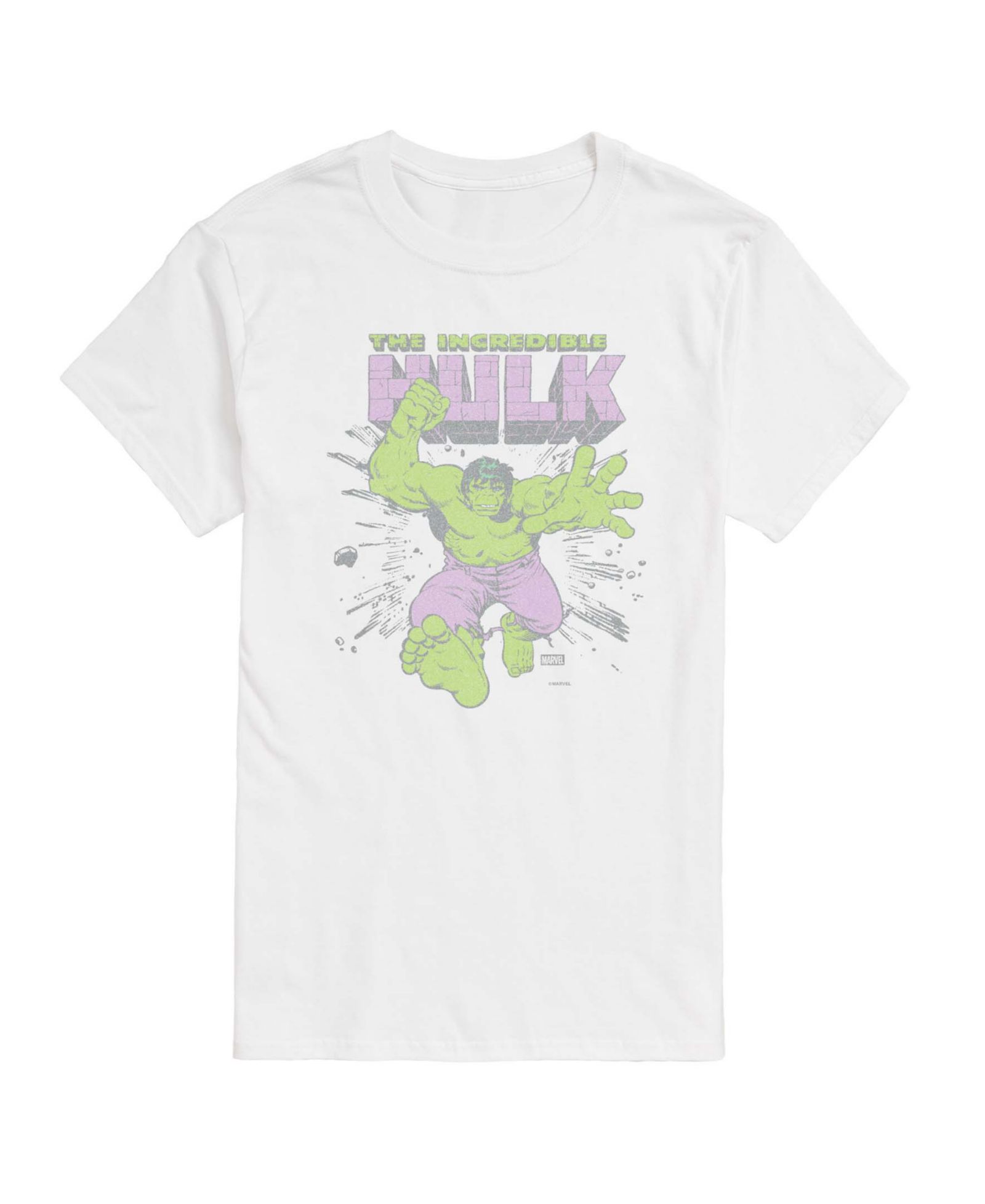 Мужская футболка AIRWAVES The Hulk Vintage Faded Short-Sleeve Graphic