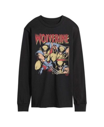 AIRWAVES Мужская футболка с графическим принтом Wolverine, винтажный стиль