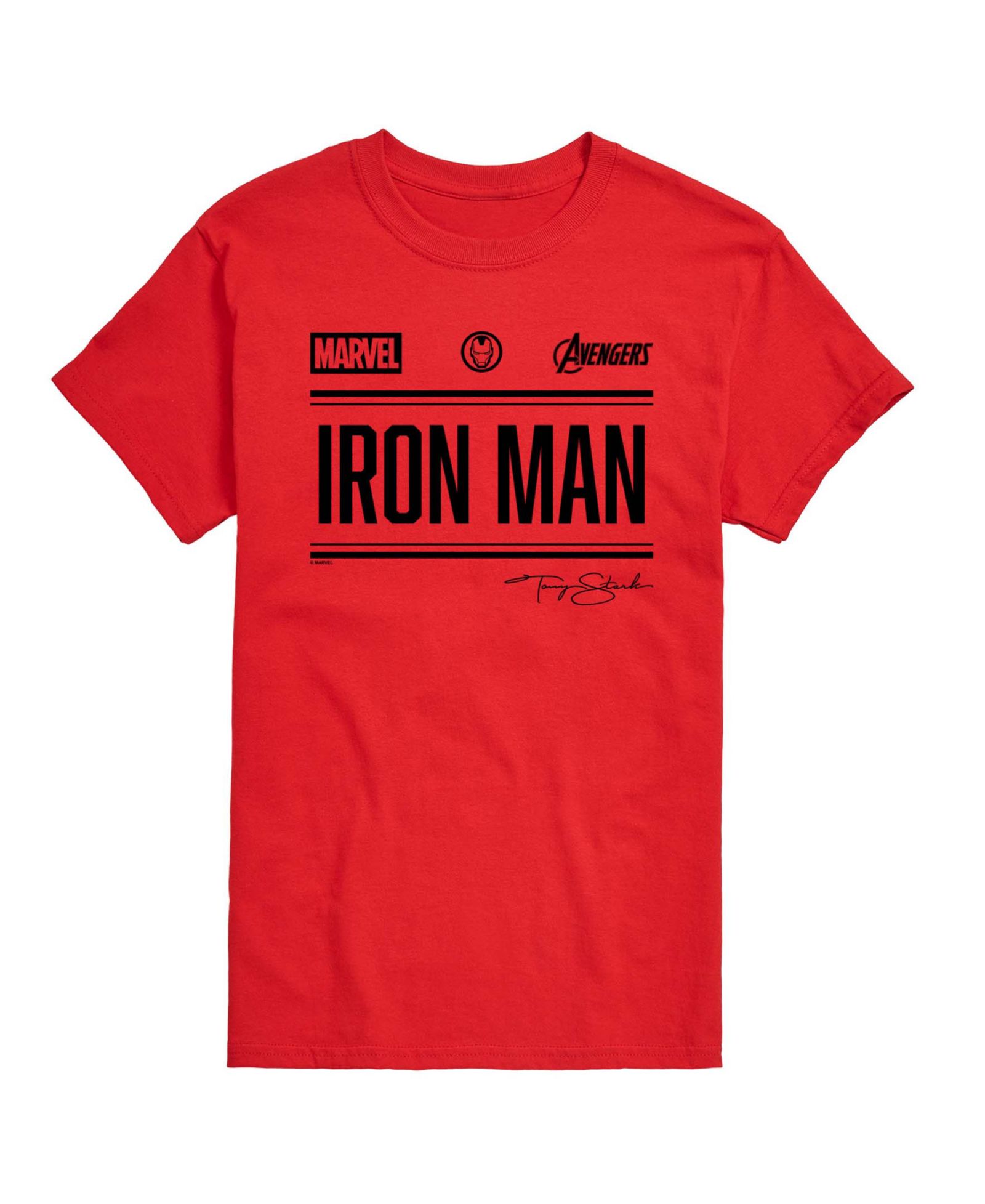 AIRWAVES Мужская футболка Graphic T-Shirt, Iron Man Sporty, Short Sleeve