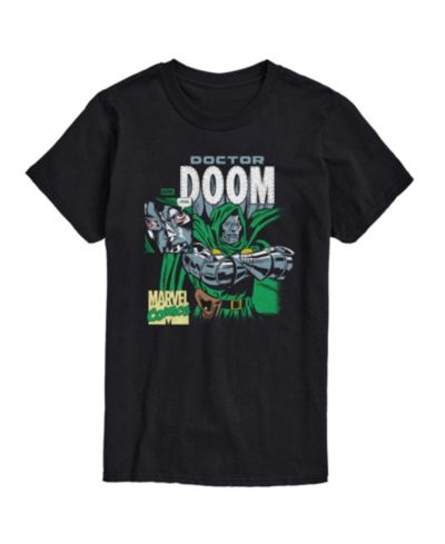 AIRWAVES Men's Fantastic Four Marvel Comics Dr. Doom Short-Sleeve Graphic T-Shirt