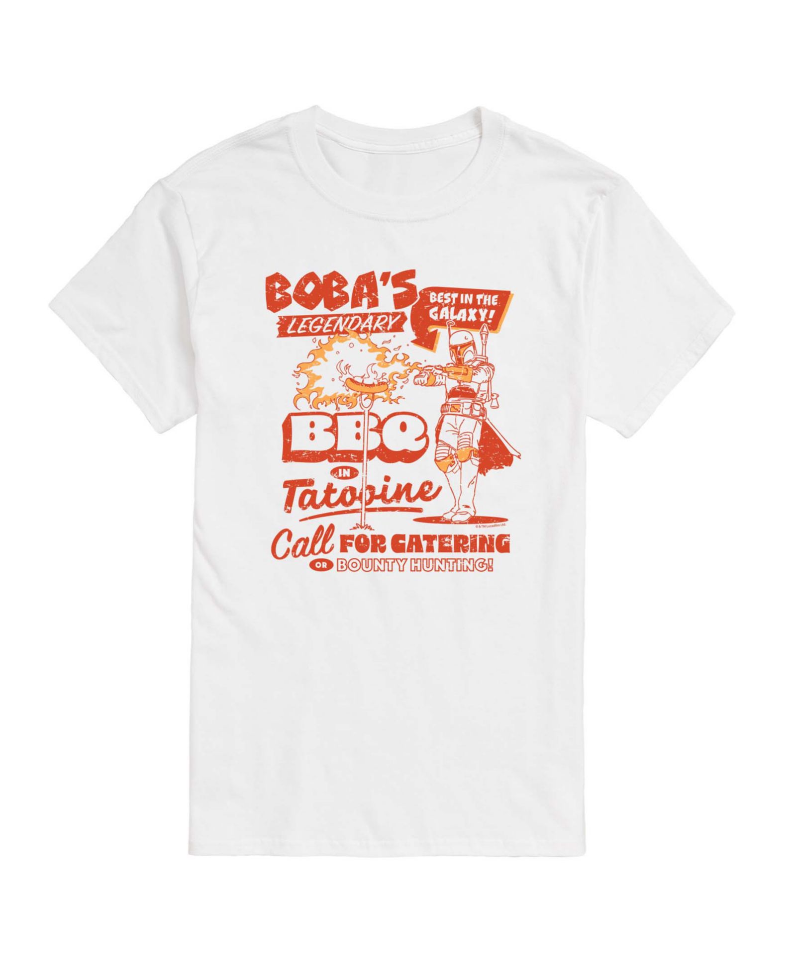 Мужская футболка AIRWAVES Men's Boba Bbq Short-Sleeve Graphic