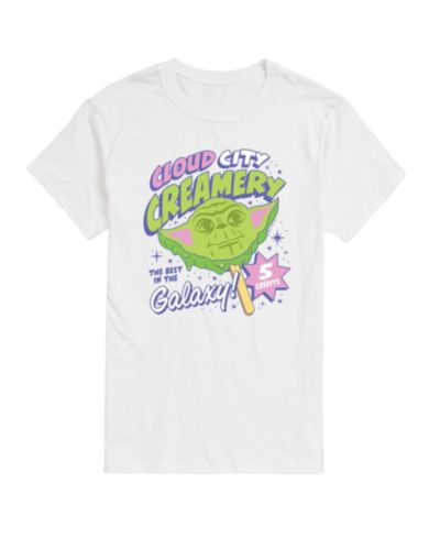 AIRWAVES Мужская футболка с коротким рукавом и принтом Cloud City Creamery