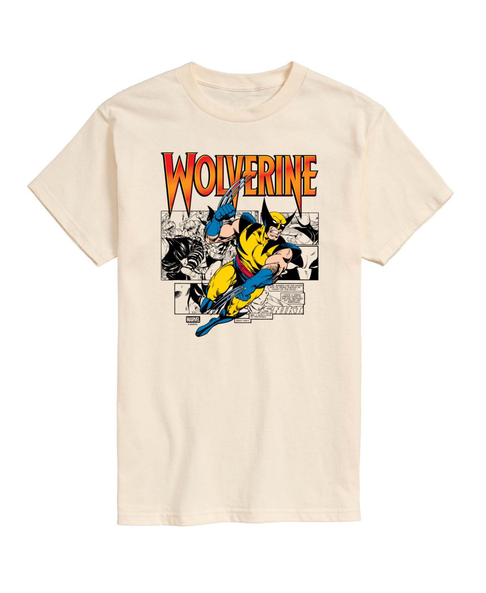 AIRWAVES Мужская футболка AIRWAVES Wolverine Comic Pop Short-Sleeve Graphic