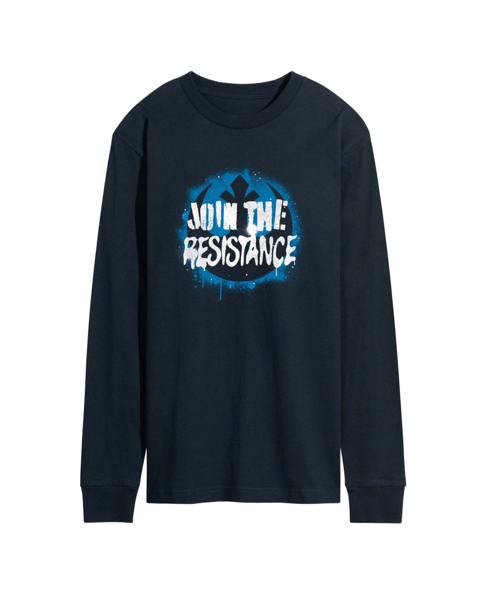 AIRWAVES Men's Join The Resistance Long-Sleeve Graphic T-Shirt