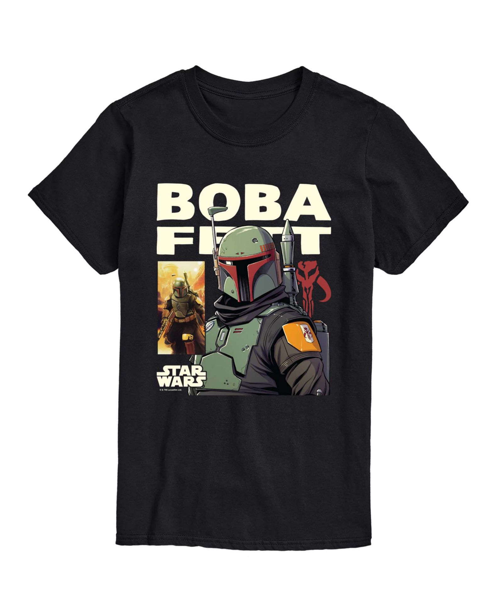Мужская футболка AIRWAVES Boba Fett Comic Short-Sleeve Graphic
