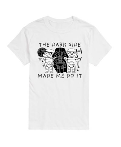 AIRWAVES Мужская футболка с принтом The Dark Side Made Me Do It Short-Sleeve Graphic T-Shirt