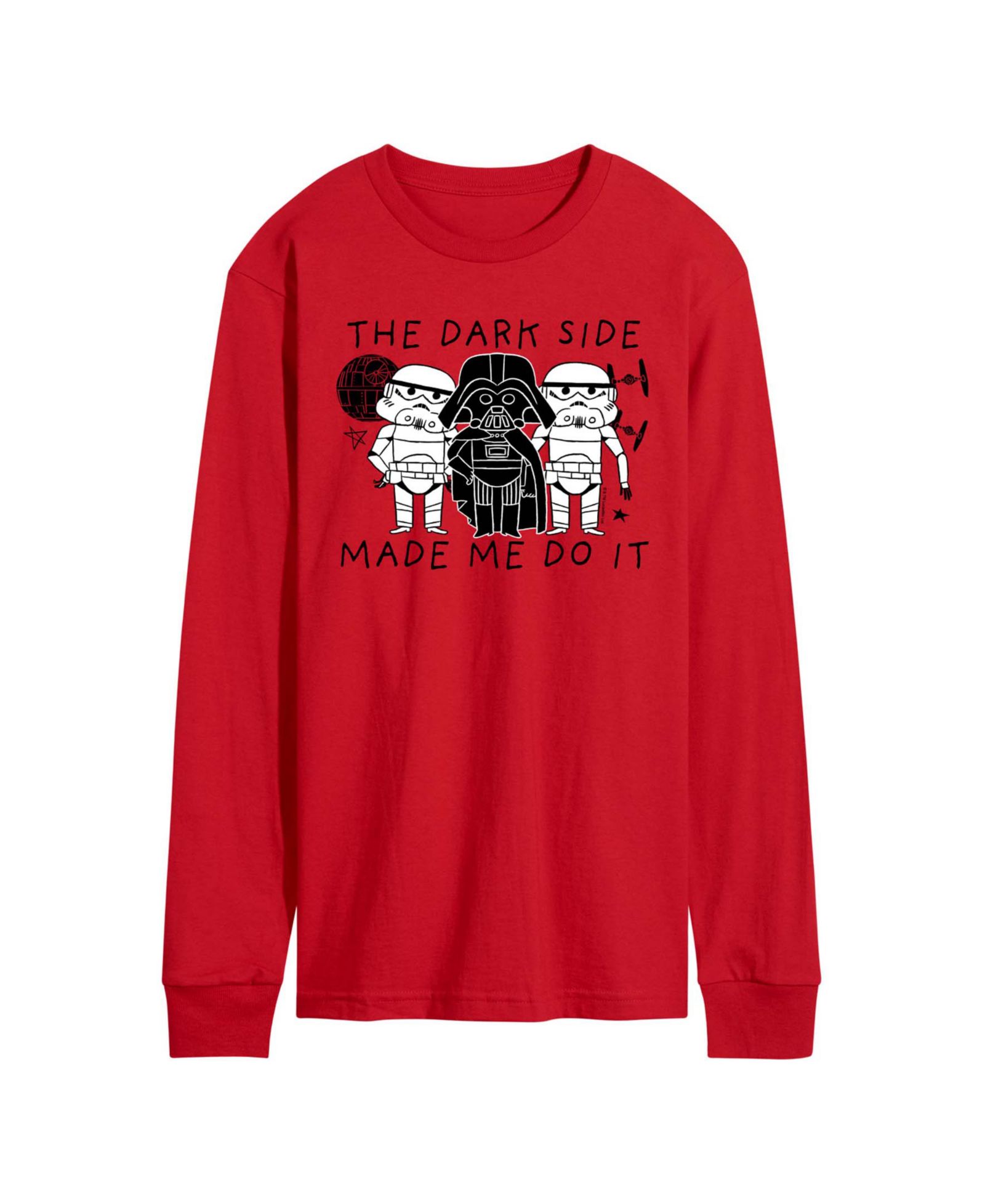 Мужская футболка AIRWAVES The Dark Side Made Me Do It Long-Sleeve Graphic