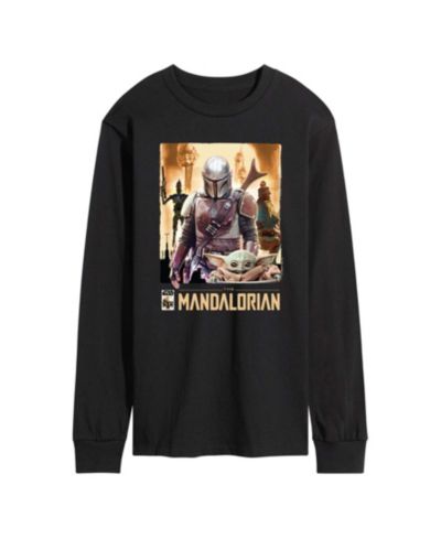 Мужская футболка AIRWAVES The Mandalorian Collage Long-Sleeve Graphic