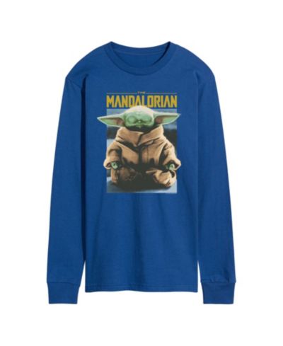 Мужская футболка с длинным рукавом AIRWAVES The Mandalorian Meditate Child