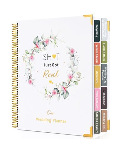 GNUADZ Wedding Planner Book Organizer Planning Stickers Calendars