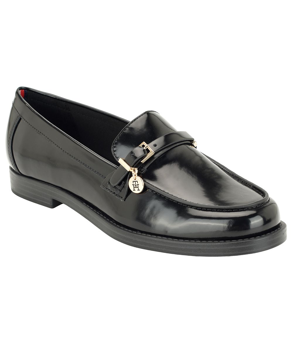 Tommy Hilfiger Women's Maxline Charm Buckle Strap Slip-On Dress Loafers