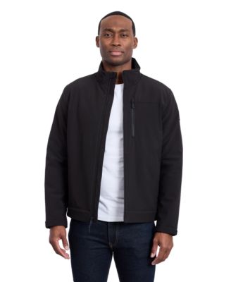 Calvin Klein Men's Sherpa Lined Softshell Stand Collar Jacket