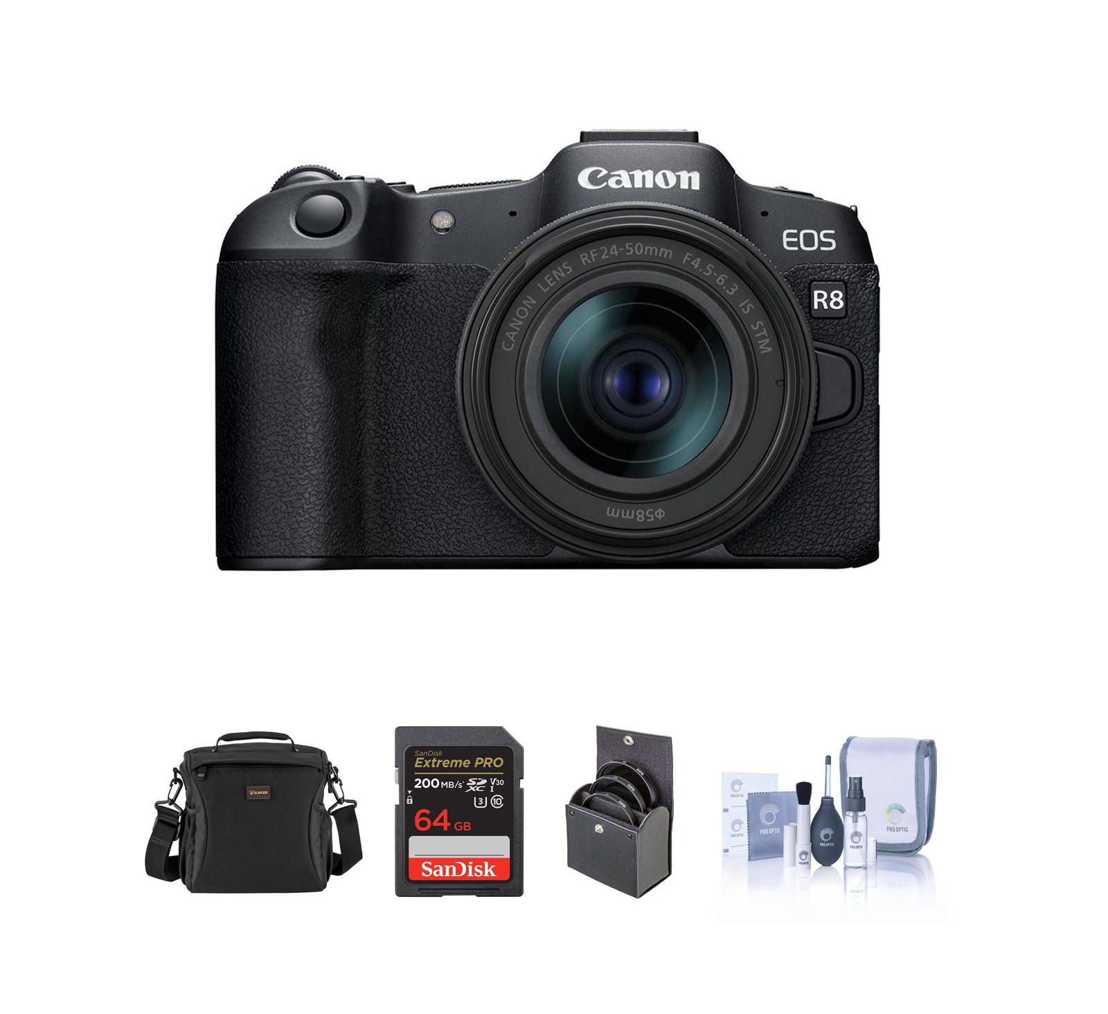 Canon EOS R8 24.2-Megapixel 4K Video Mirrorless Camera