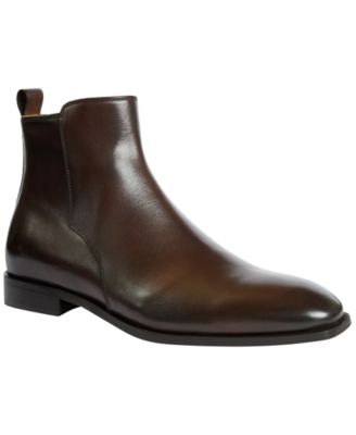 Bruno Magli Men's Marce Side Zip Leather Boots