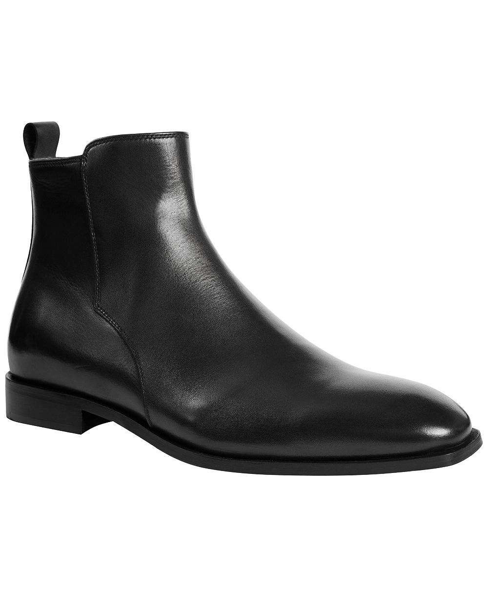 Bruno Magli Men's Marce Side Zip Leather Boots