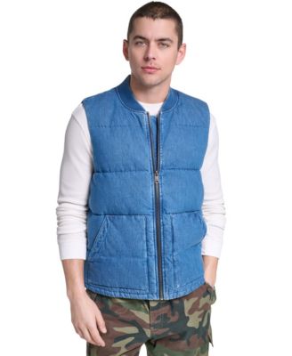 Мужской стеганый жилет Levi's® классического кроя из денима