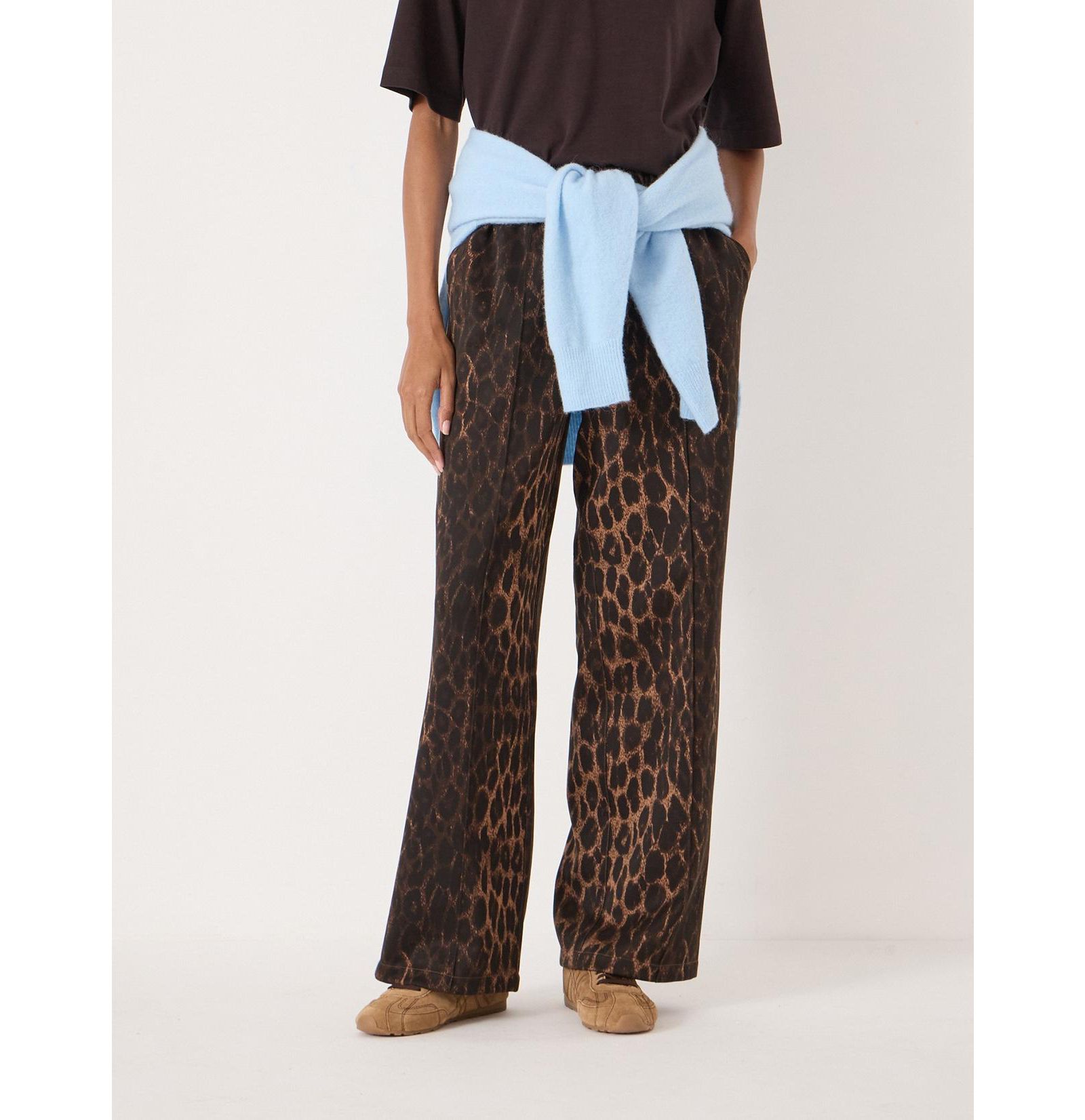 Hush Women's Harison Animal Print Side Stripe Joggers