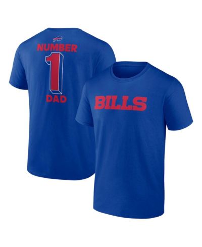 Logo Athletic Men's Royal Buffalo Bills #1 Dad Jersey T-Shirt