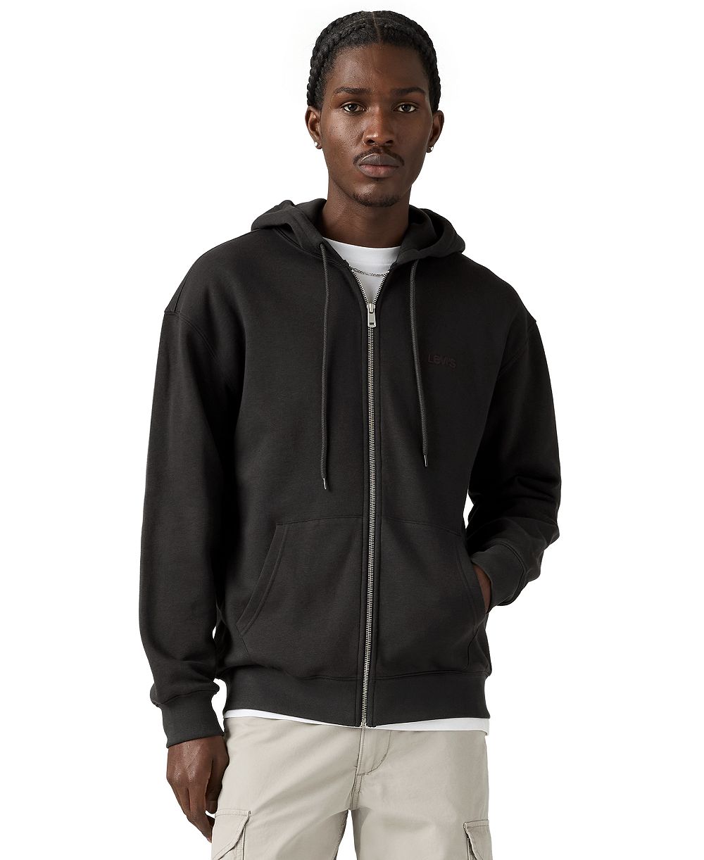 Мужское худи Levi's Relaxed-Fit на молнии из флиса