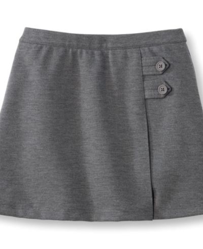 Lands' End Girls Ponte A Line Skort Above the Knee