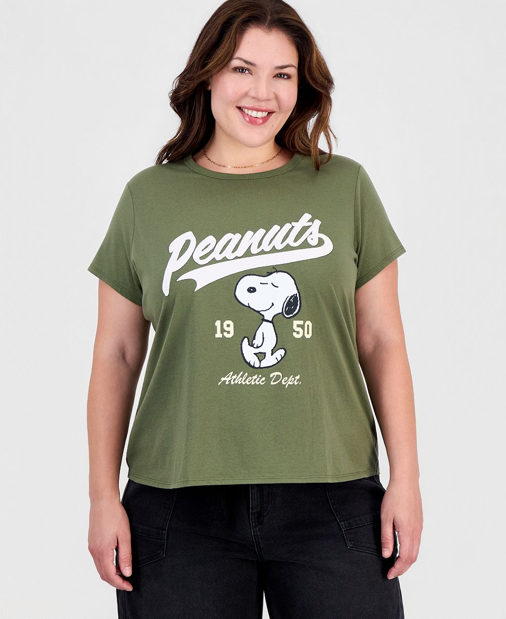 Футболка Love Tribe Plus Size Snoopy Graphic Appliqué