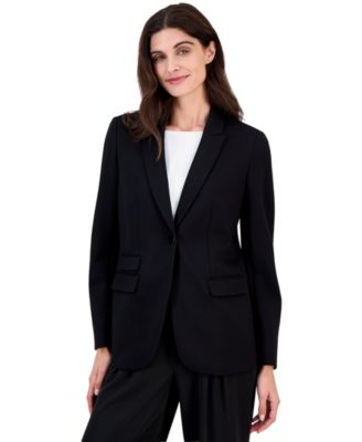 Женский блейзер Anne Klein Petite с одной пуговицей и тремя карманами