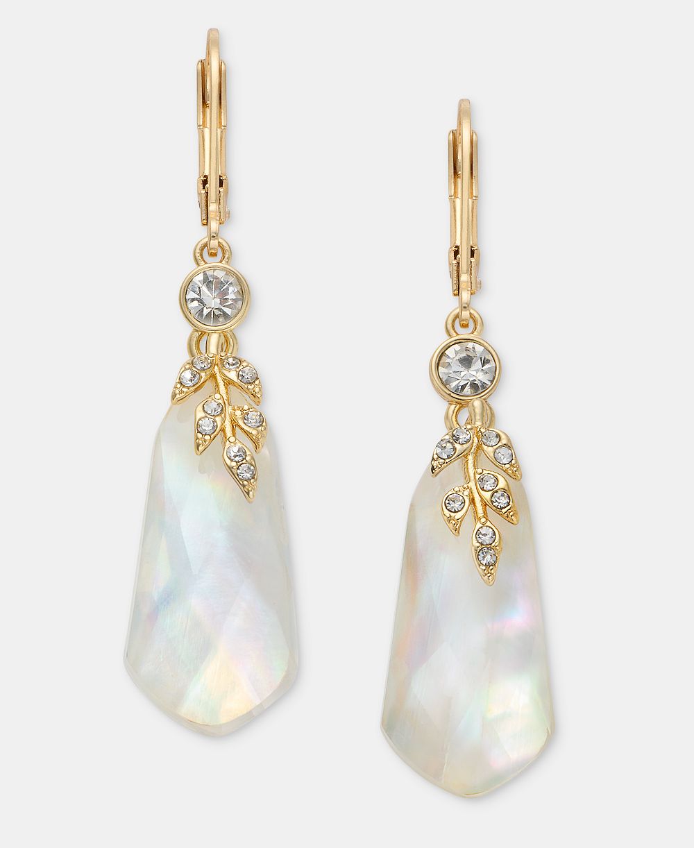 Lonna & Lilly Серьги Pavé Stone Drop