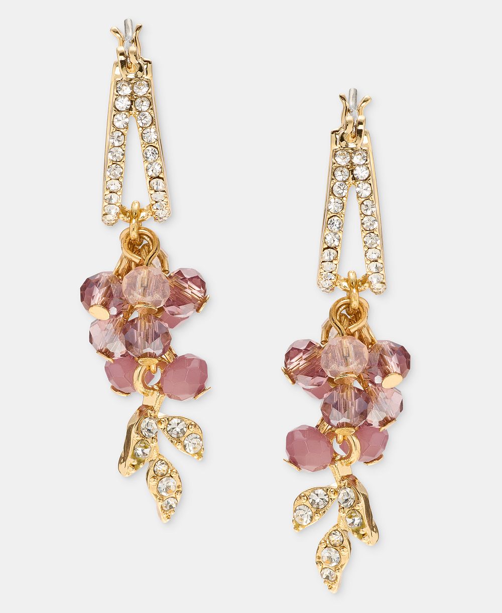 Серьги Lonna & Lilly Beaded Charm Split-Hoop