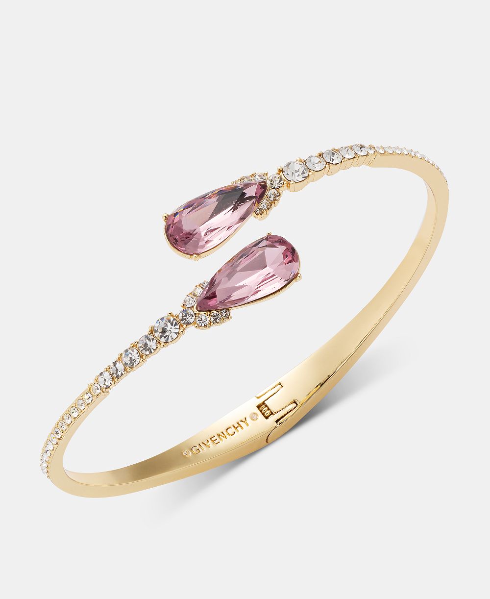 Браслет Givenchy Crystal Pear-Shape Bypass Bangle Bracelet
