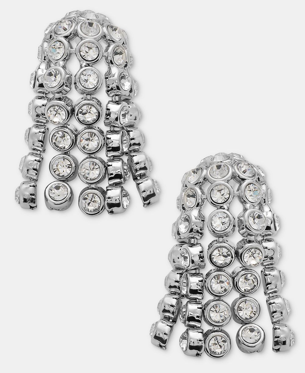 Серьги Givenchy Crystal Fringe Stud Earrings