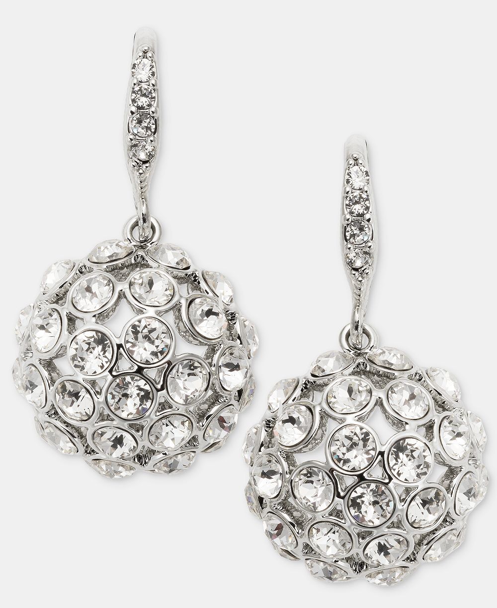 Серьги-капли Givenchy Pavé Cluster