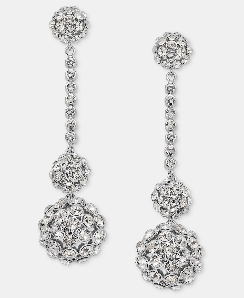 Серьги Givenchy Pavé Cluster Linear Drop