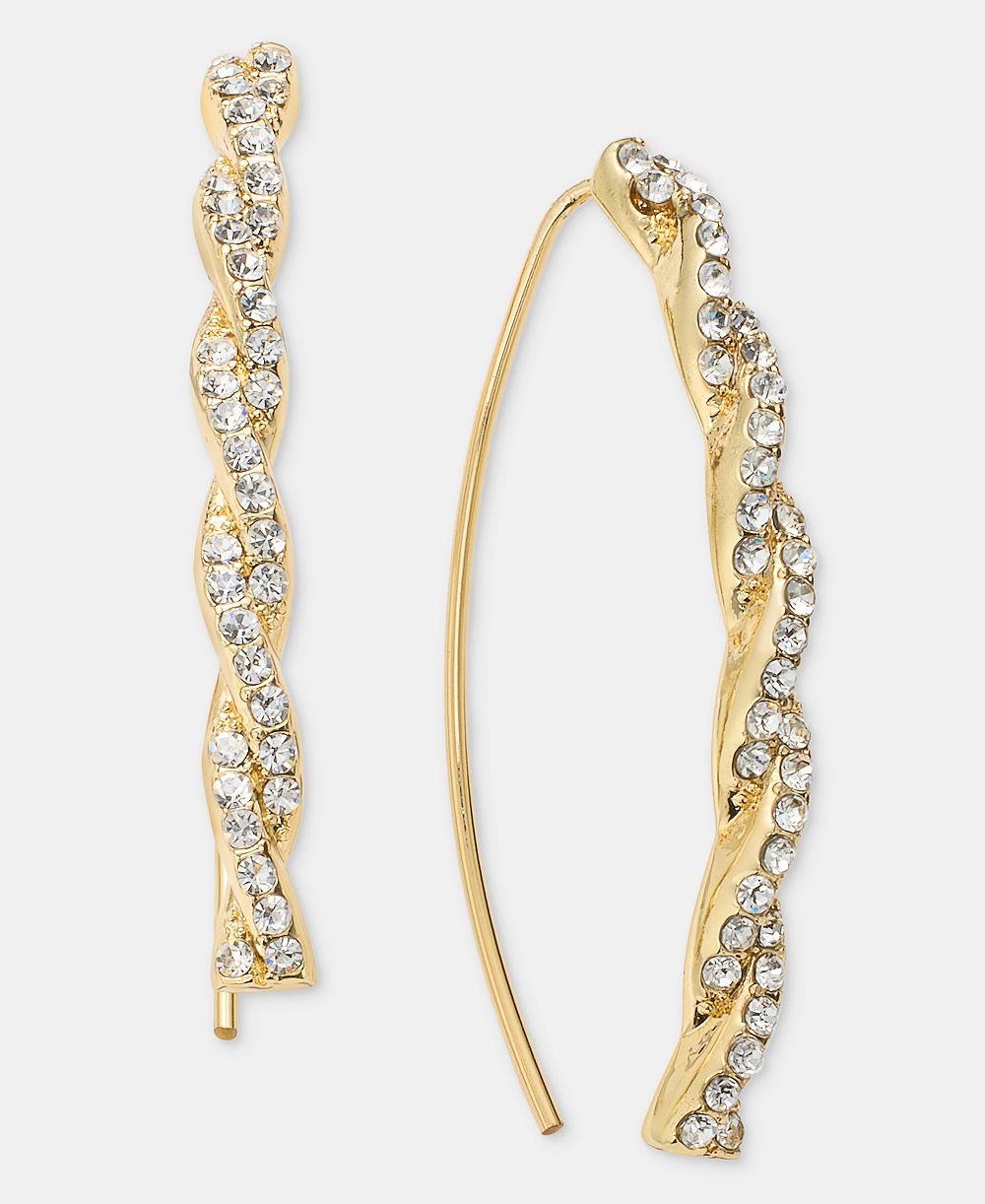 Серьги Givenchy Pavé Twist Threader