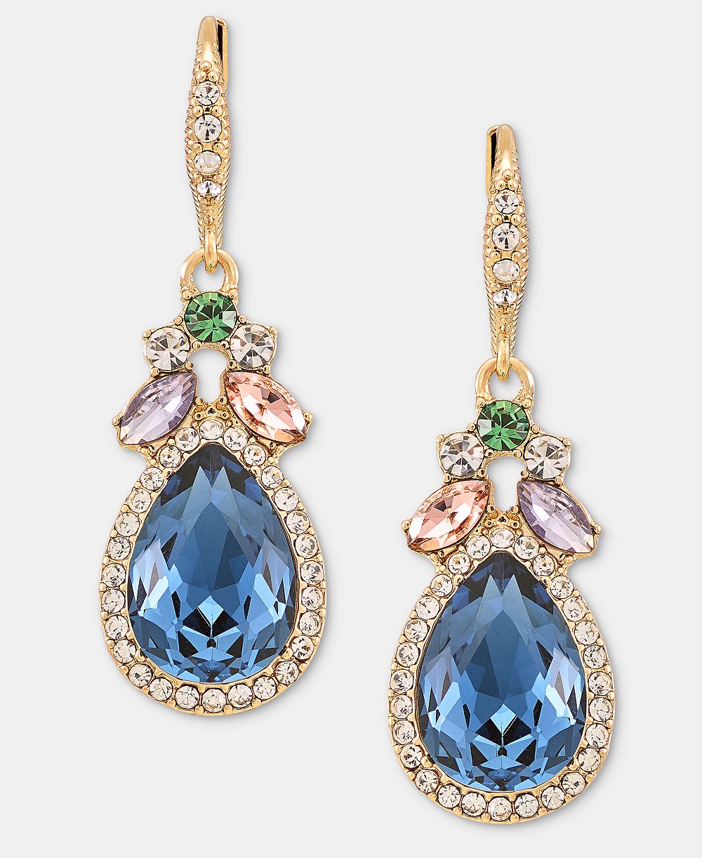 Givenchy Серьги-капли с кристаллами в форме груши