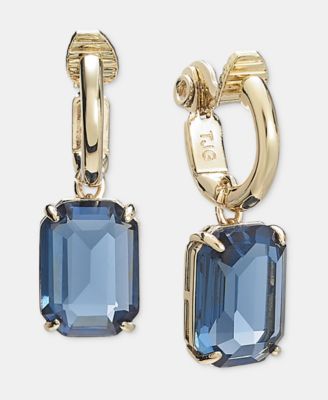 Серьги-кольца Lauren Ralph Lauren Stone Charm клипсы