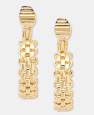 Lauren Ralph Lauren Маленькие серьги-кольца Rolo chain clip-on 1.05"