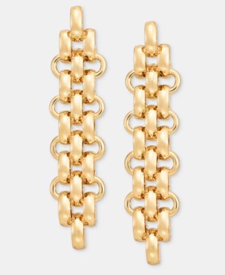Lauren Ralph Lauren серьги Rolo Chain Drop