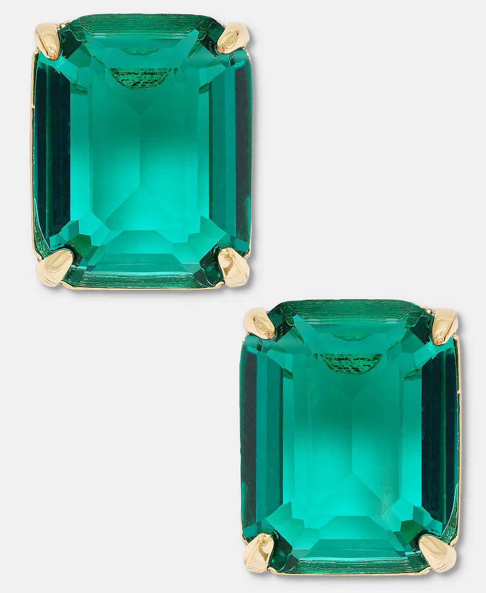 Lauren Ralph Lauren Rectangular Stone Stud Earrings