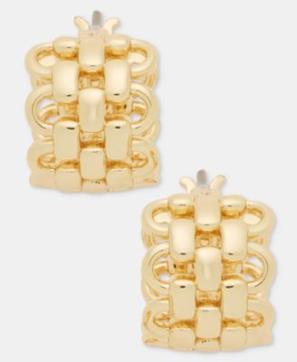 Lauren Ralph Lauren серьги-кольца Gold-Tone 12mm